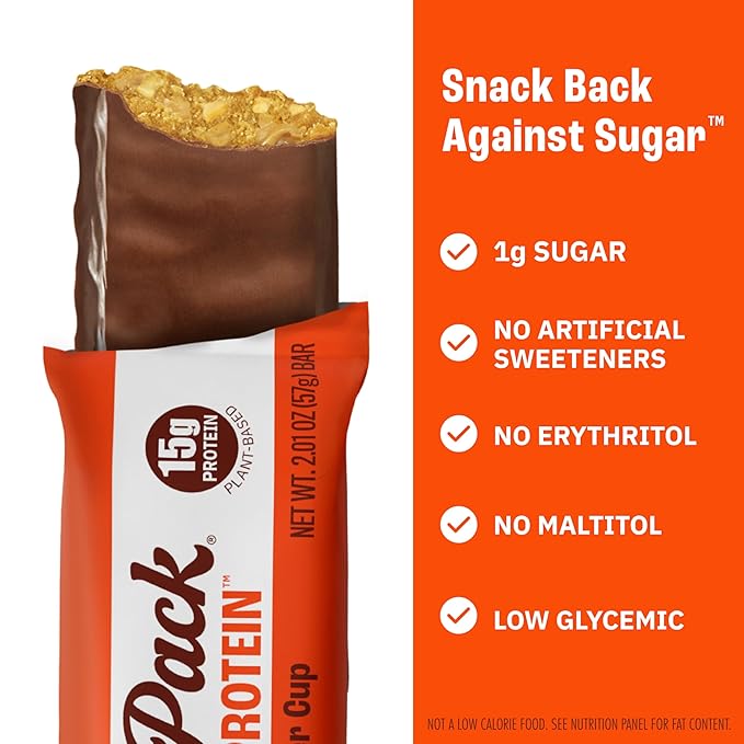 Munk Pack 15g Probiotic Keto Protein Bars - Low Sugar, High Protein -1g Sugar, 4g Net Carbs. Vegan