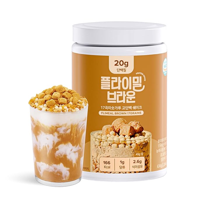 Brown 17Grains Protein Shake, 20g Protein, Low Sugar, Keto-Friendly Meal Replacement Shake