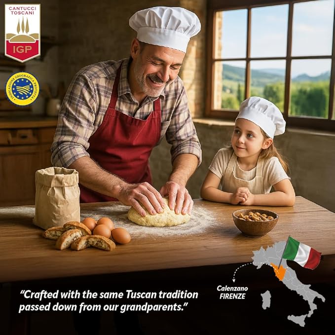 Italian Figs Biscotti | Made in Tuscany, Italy | Belli Traditional Semi Soft Biscuits