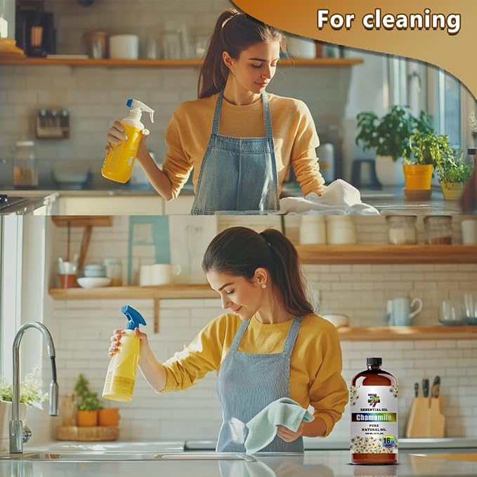 Chamomile Essential Oil (16 oz / 480 ml) ??Chamomile Oils for diffusers, humidifiers, Home Baths