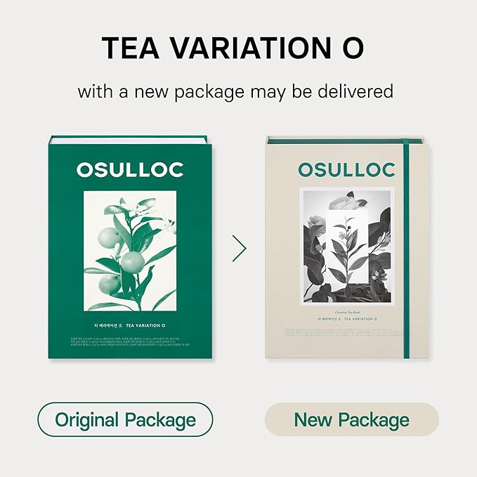 OSULLOC TEA VARIATION "O" (36 Count, 6 Types x 6 ea), Elegant & Sophisticated designed Tea Gift