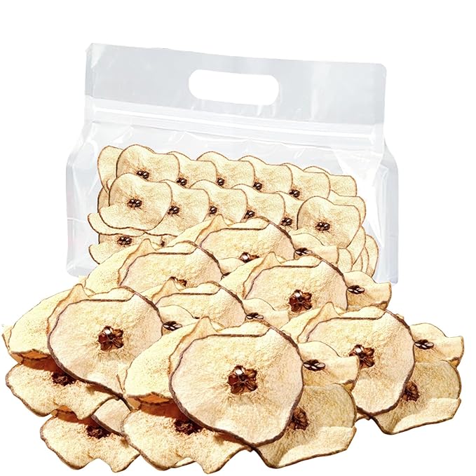 Dried Pears Slices Dehydrated Pear Pieces for Cocktails Garnish Bulk No Sugar Added Dry Fruit Chips