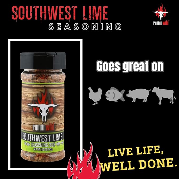 Premium Southwest Lime Seasoning | No Artificial Flavors, No MSG added | Gourmet Southwest Flavor