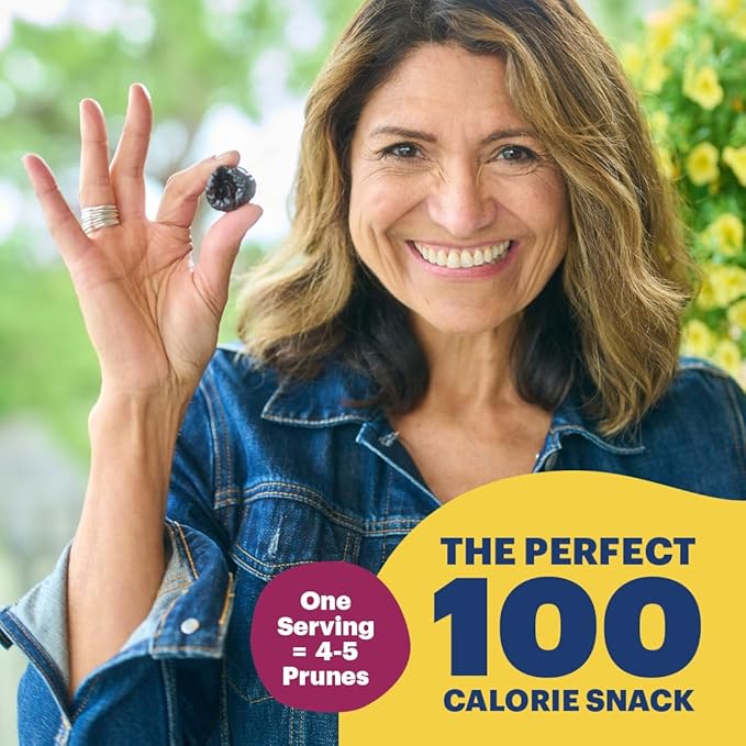 Sunsweet Amazin' Pitted Prunes - Dried Prunes Pitted Unsweetened - Gluten Free, Vegan, Low Fat