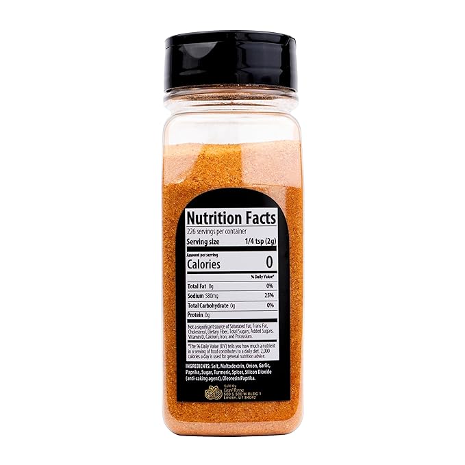 GranAroma Seasoned Salt, Savory Blend, Seasoning for Grilled Meats, Roasted Vegetables, and Soups