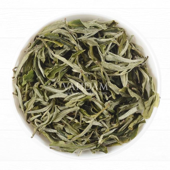 VAHDAM, Exotic White Tea Leaves From The Blue Mountains (25 Cups/1.76oz) 100% Pure White Tea Loose