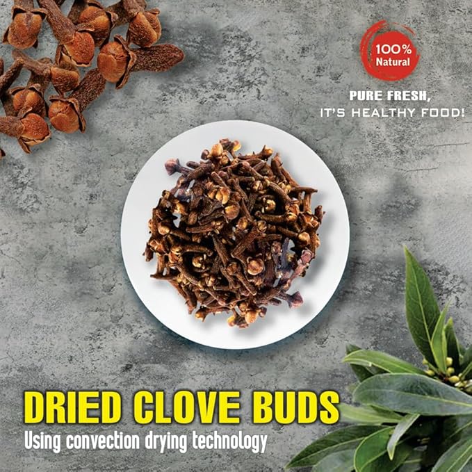 DRIED CLOVE BUDS 5.29 Oz (150g) VIETFARMFOOD: Natural pure, convection dried seasoning made from