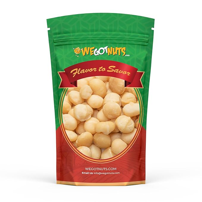 Raw Deluxe Macadamia Nuts - 4 lbs - Shelled & Unsalted Premium Quality Kosher Raw Macadamia Nut