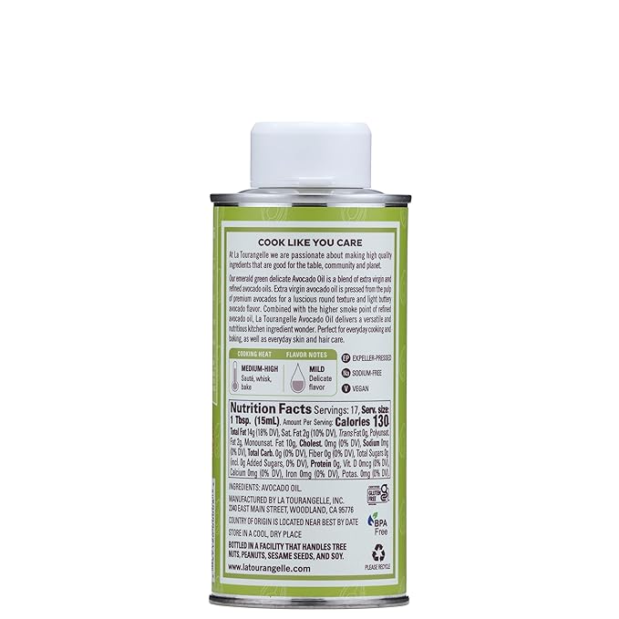 La Tourangelle, Avocado Oil, Handcrafted from Premium Avocados, Great for Cooking, as Butter