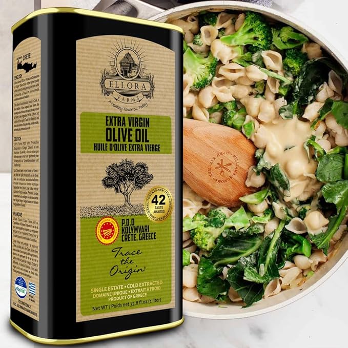 Ellora Farms, Single Estate PDO Greek Extra Virgin Olive Oil, Cold Pressed & Traceable Olive Oil