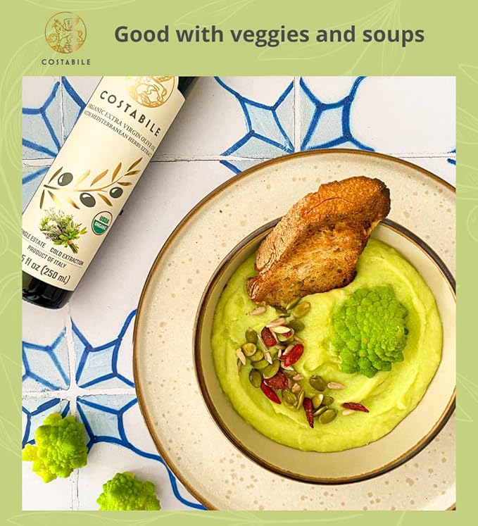 Herbed Olive Oil - Extra Virgin Tuscan Herb Olive Oil from Italy - Perfect for Infused