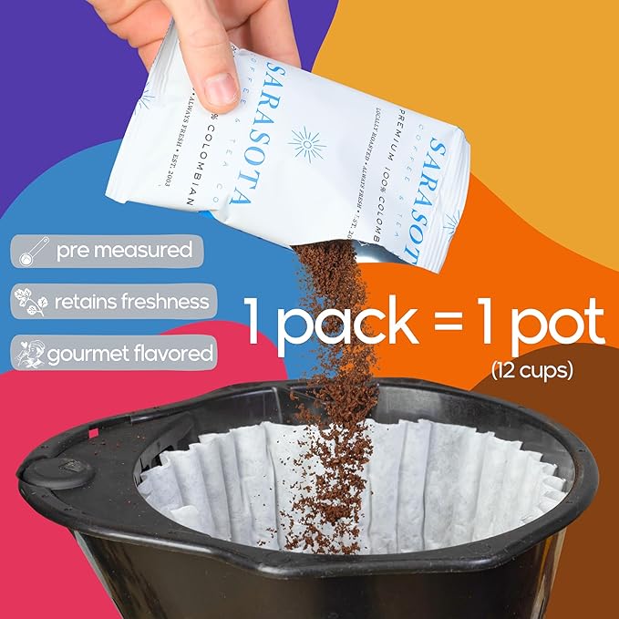 Ground Coffee | Gift Set Sampler Pack Variety Medium, Dark, & Flavored Roast Low Acid Mold Free