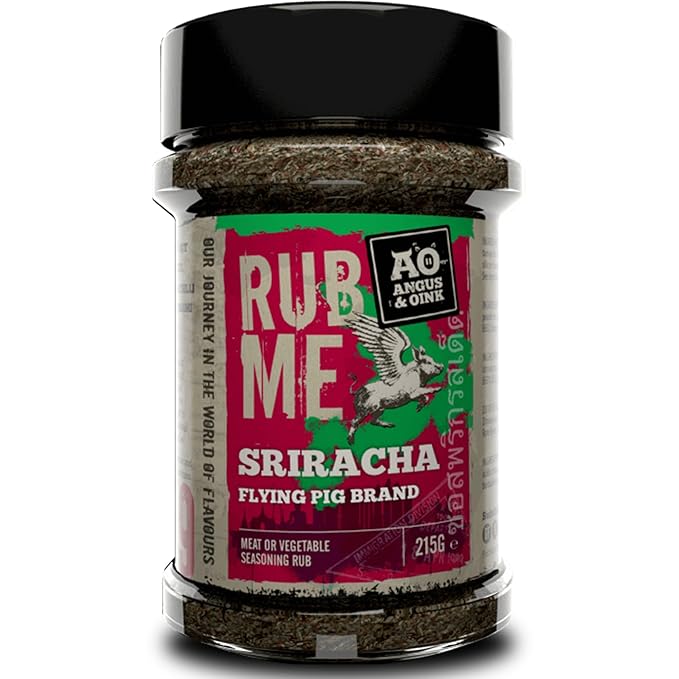 Angus & Oink | Sriracha Seasoning | Tangy Thai Spice Blend | Perfect for Eggs, Noodles, and Shrimp