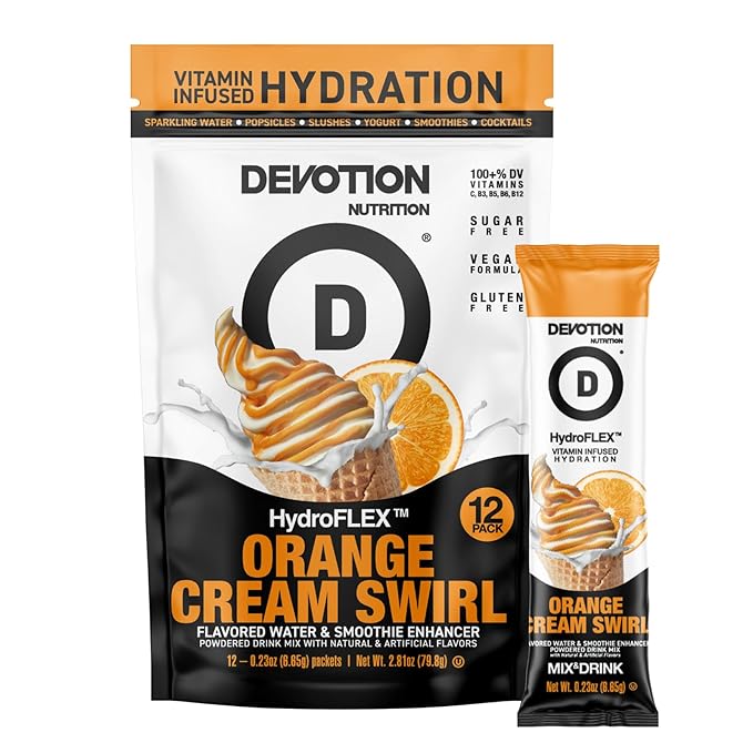Devotion Nutrition HydroFLEX Water Flavoring Packets ??Sugar-Free Hydration with Vitamins &