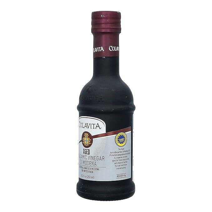 Colavita Aged Balsamic Vinegar of Modena IGP, 3 years, 8.5 Floz Glass Bottle