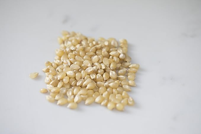 Amish Country Popcorn Medium White Popcorn Kernels, 6LB Bag - Non-GMO, Gluten Free, Hulless, Old