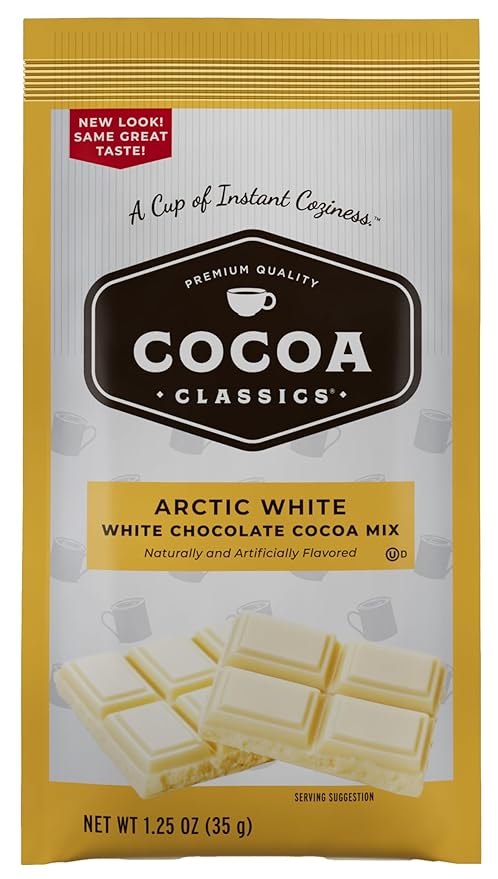 Cocoa Classics Variety Pack: Cocoa Mix, Chocolate Supreme, Arctic White, Salted Caramel Hot