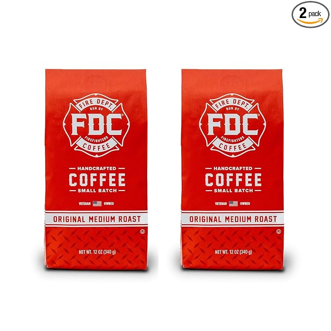 Fire Department Coffee - Gives Back to Firefighters - Original Medium Roast Ground Coffee