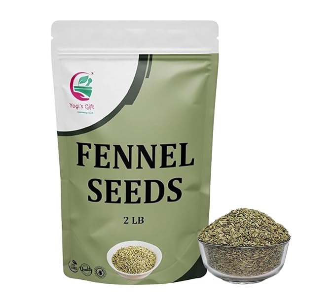 Fennel Seeds 2 LB, 100% Pure & Natural Whole Fennel, Premium Quality Spice for Cooking & Tea, Fresh