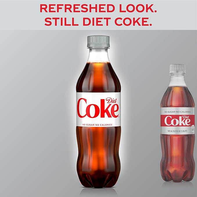 Diet Coke, 16.9 fl oz, 6 Pack (Package May Vary)
