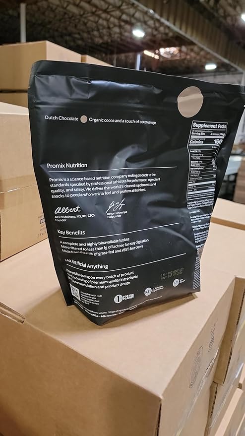 ProMix Nutrition Whey Protein Isolate Powder, Chocolate - Grass-Fed - 짯Post Workout Fitness &
