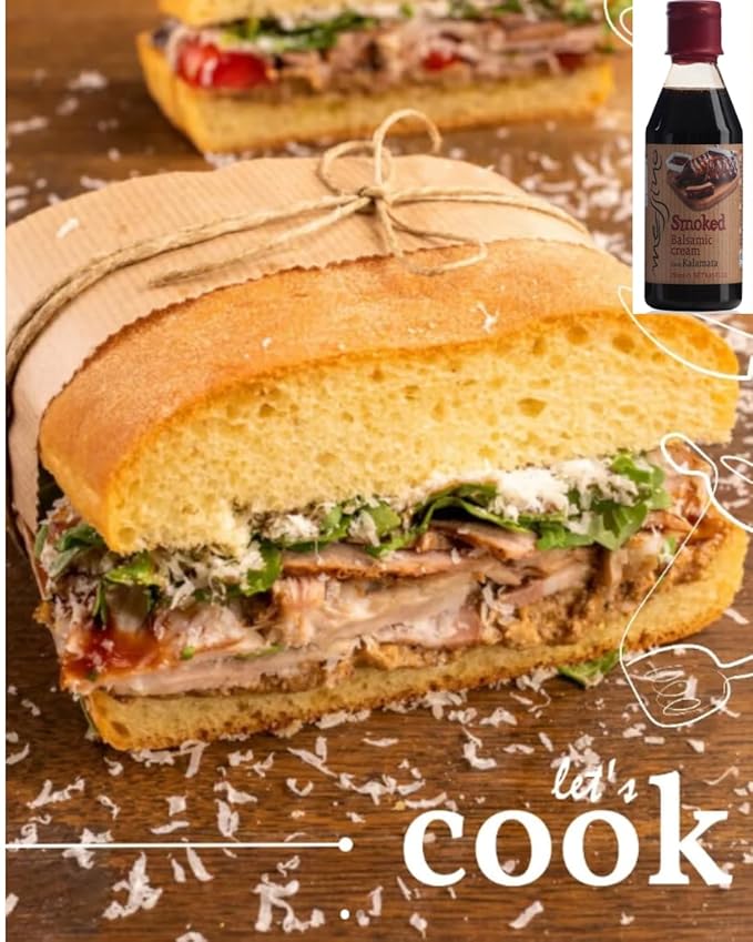 Messino Smoked Balsamic Vinegar Glaze imported from Greece, 250ml