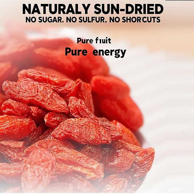 DABC OAK LAND Goji Berries, 2 LB Wolfberry Premium Large Berry Form 5A Wolfberry 100% Natural