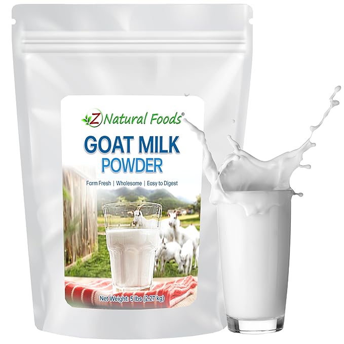 Z Natural Foods Goat Milk Powder - Pure Netherlands Full Cream Milk, Powdered Goat Milk, Highly