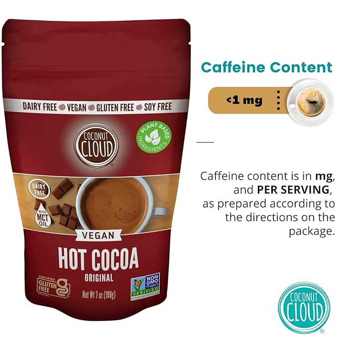 Coconut Cloud: Dairy-Free Instant Hot Cocoa Mix | Vegan, Natural, Delicious, Creamy Plant Based