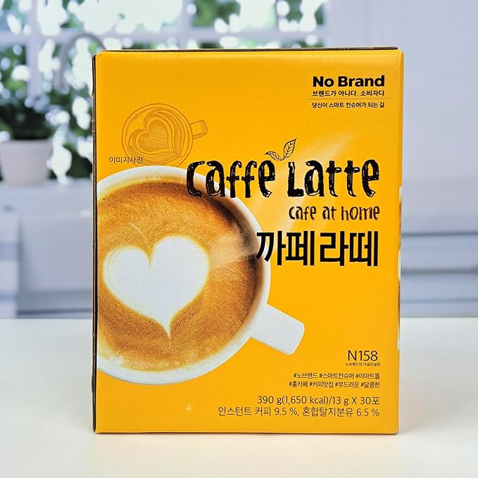 COELO Caffe Latte Coffee Mix 30Pack x 13g (Total 13.7oz) Premium Korean Instant Coffee Milk