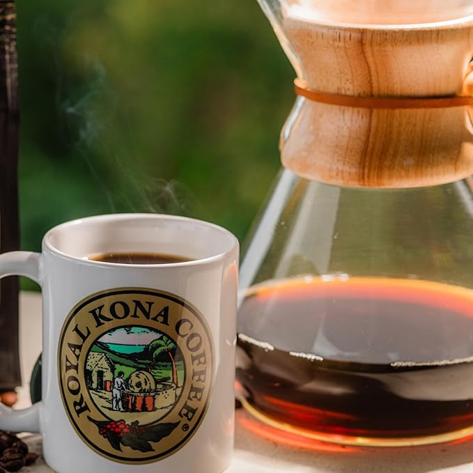 ROYAL KONA COFFEE Whole Bean - 100% Hawaiian Kona Whole Bean Coffee Medium Roast, 7 oz