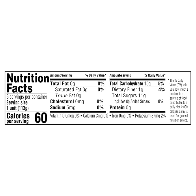 Amazon Grocery, Unsweetened Apple Sauce, 4 Oz, Pack of 6 (Previously Happy Belly, Packaging May