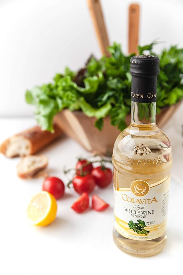 Colavita Aged White Wine Vinegar, Special, 17 Fl Oz (Pack of 2)