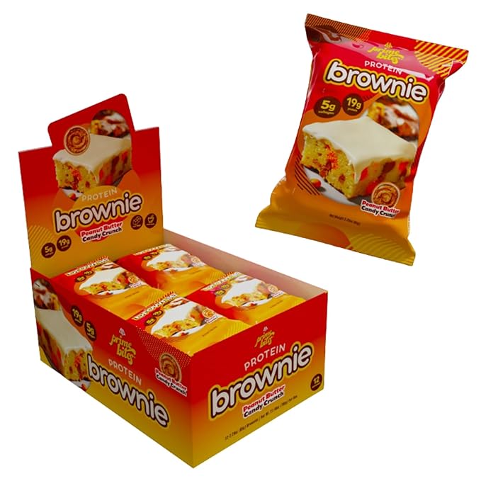 Prime Bites Protein Brownie from Alpha Prime Supplements | High Protein, Collagen Fortified Low