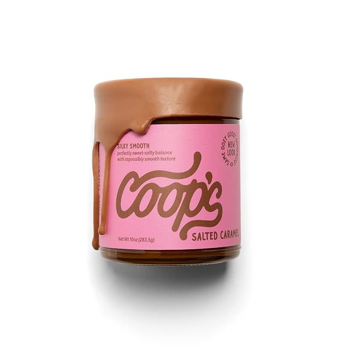 Coop's Salted Caramel Sauce: Rich and Buttery, Gourmet, All Natural, Handcrafted, Gluten Free