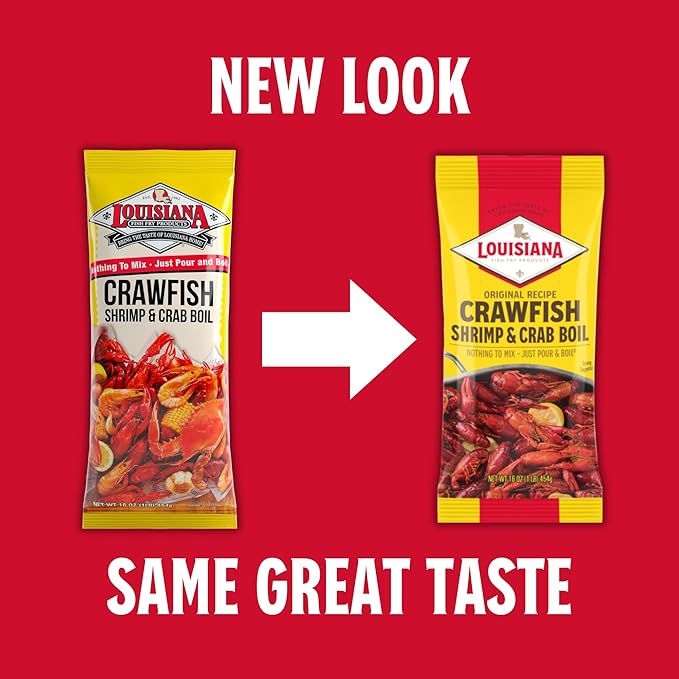 Louisiana Fish Fry Products Crawfish, Shrimp & Crab Boil Seasoning - Spicy & Delicious Seafood