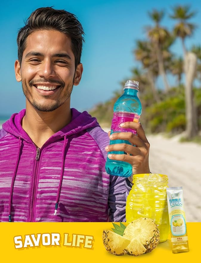 Electrolyte Drink Mix ??Pineapple Agua Fresca Flavor | Sugar-Free Hydration Powder with Coconut