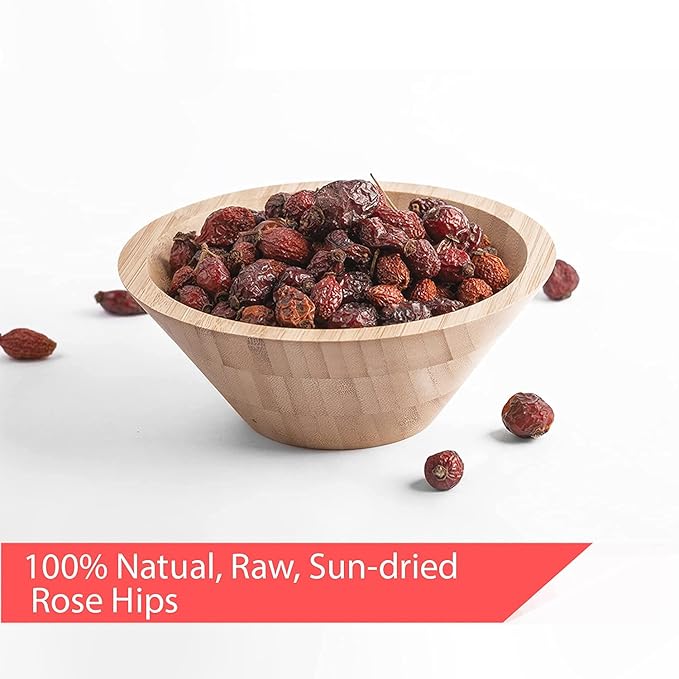 Arashan Whole Dried Rose hips 1 Pound - 100% Natural & Raw with No Additives. Perfect ingridient
