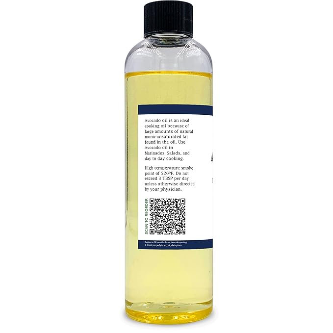 Zatural 100% Avocado Oil Pure Natural without Additives, Clean, Cold Pressed, Non-GMO, Vegan: For
