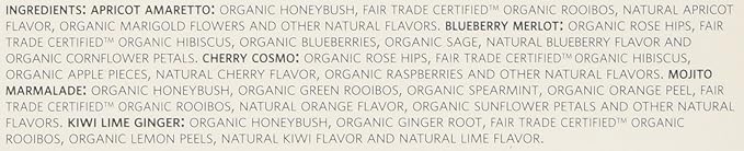 Tea Forte Single Steeps Loose Leaf Herbal Retreat Premium Tea Sampler 15 Count 3 of Each Assorted