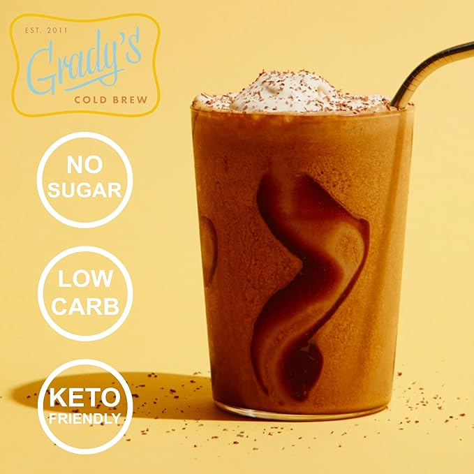 GRADY’S COLD BREW, New Orleans Style, 100% Arabica Ground Coffee & Chicory Pouches, SIX Bundles of