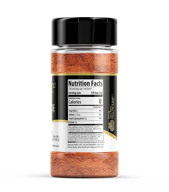 GranAroma Carne Seasoning, 5.6 oz, Authentic Spice Blend, Delicious Taste, Dry Rubs & Meat Dishes