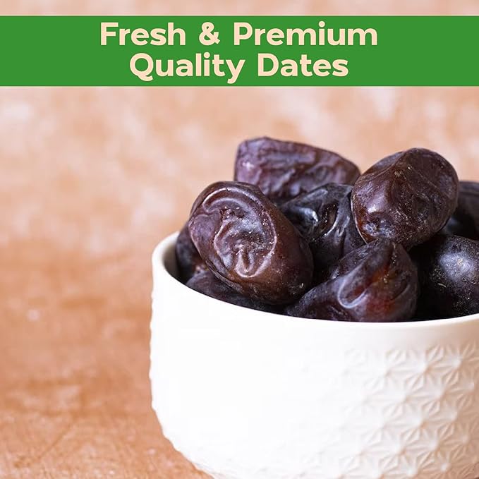 Sincerely Nuts No Sugar Added Pitted Dried Dates, 2lb - Whole Fresh Unsweetened Dry Date Pieces