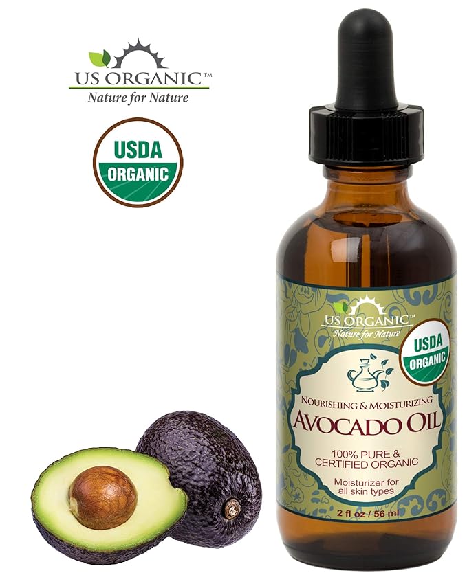 US Organic Avocado Oil Unrefined Virgin, USDA Certified Organic, 100% Pure & Natural, Cold Pressed
