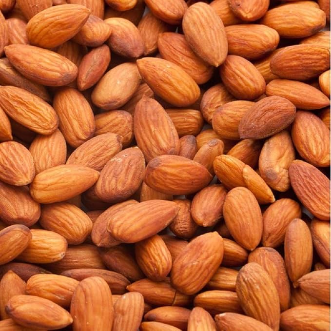 Dry Roasted Unsalted Nonpareil Supreme California Almonds (2 Lbs.) - Vegan & Keto Friendly - Oven