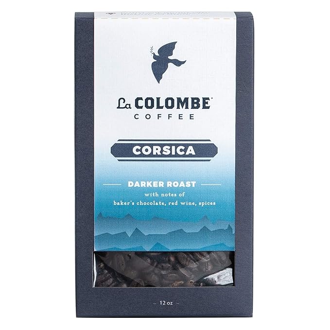 La Colombe Corsica Dark Roast Whole Bean Coffee - 12 Ounce, 1 Pack - Notes of Baker's Chocolate