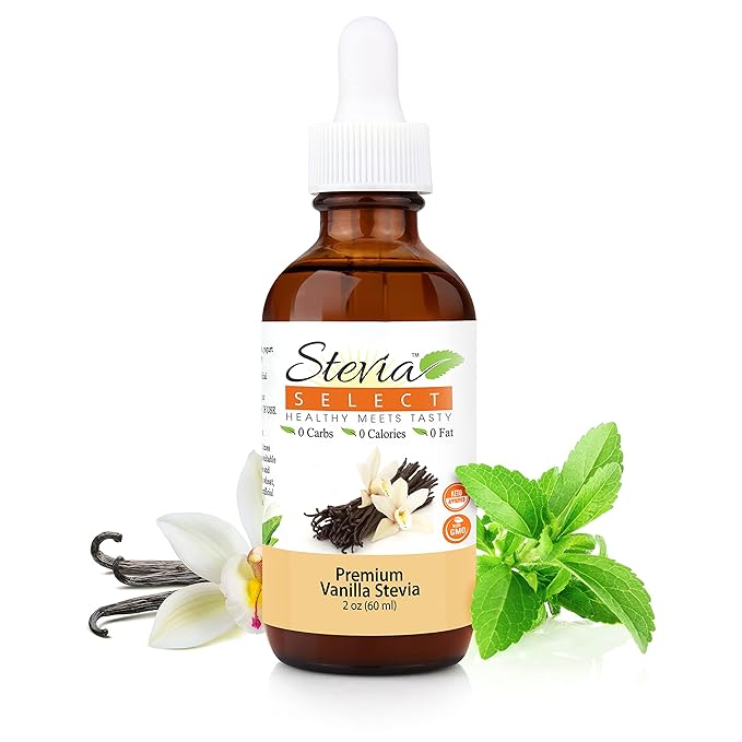 Stevia Select Vanilla Pure Flavored Liquid Stevia ??Zero Calorie Coffee, Tea, Drink & Baking