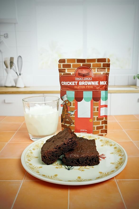 Tricky Cricky Cricket Protein Brownie Mix ??USA Handmade Gluten-Free Chocolate Brownie Mix ??Real