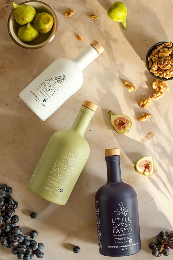 Organic Balsamic Vinegar from Little Gypsy Farms | First Cold-Pressed and Oak Barrel Aged | Notes