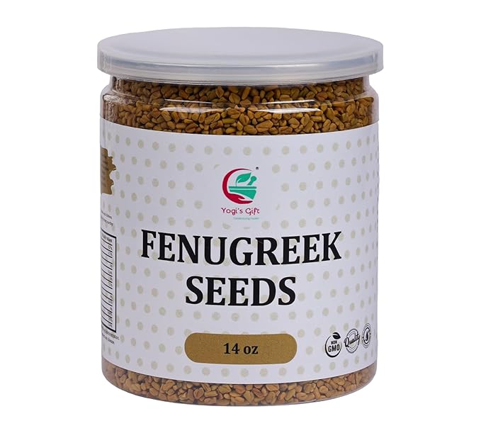 Fenugreek Seeds 14oz, 100% Pure & Natural Methi Seeds, Premium Quality, fenogreco en semillas, For